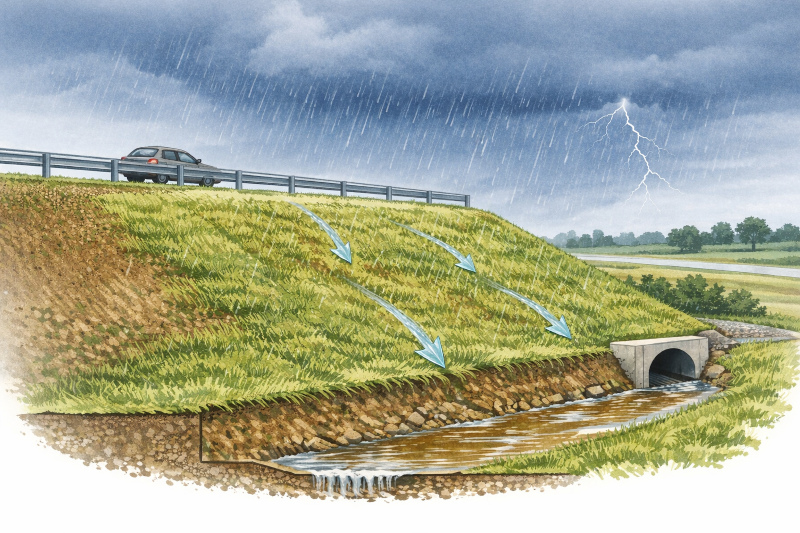 Photos déterioration chaussée