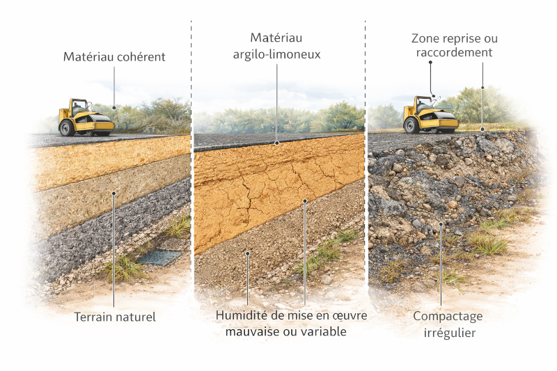 illustration type de remblais